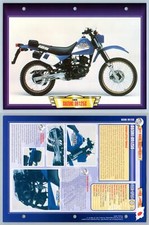 Suzuki DR125S - 1989 - Off-Road - Atlas Motorbike Fact File Card