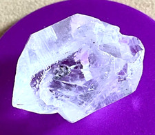 Natural Herkimer Diamond Double Term Crystal Akashic Lines & Etchings 2g - C83