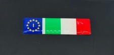 Decal Sticker Flag / Flag Italy EU 3D Scratch Resistant Italia Bandiera