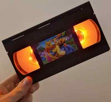 Winnie the Pooh LED VHS Video Tape Light Lamp Birthday Xmas Gift Idea Retro