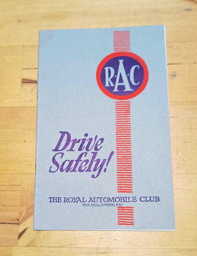 Drive safely 1920s - drive, (rac)