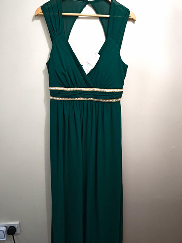 Ever pretty green chiffon maxi - chiffon,