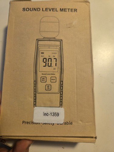 Digital sound level meter - level,
