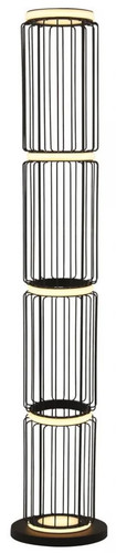 Floor light black circolo - floor,