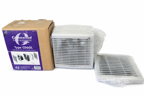 Greenwood cx6gl eco fan - greenwood, 6”