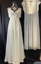 Vtg Val Mode 2-Pc Peignoir
