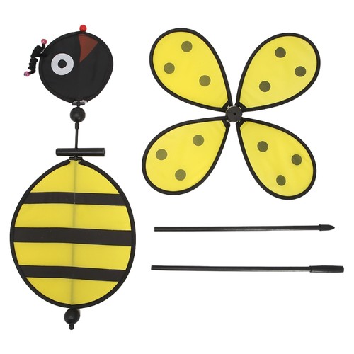 Large bee windmill - bee, whirligig