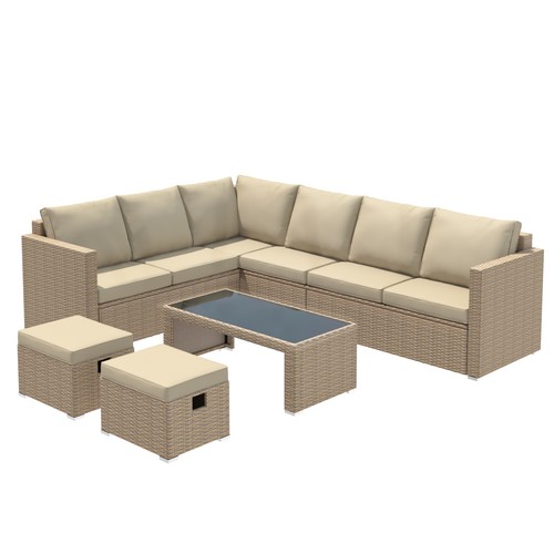 Seater rattan garden - seater,