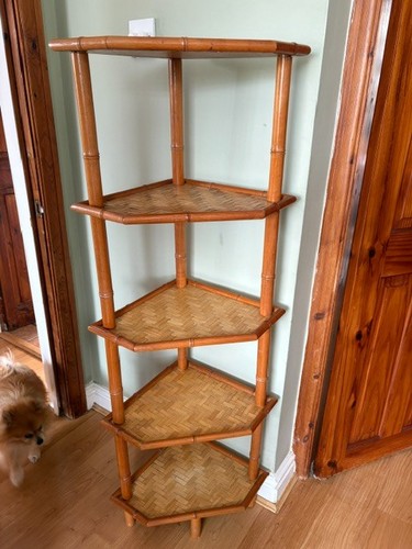 Vintage bamboo effect corner - bamboo,