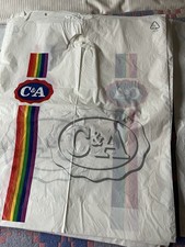 18 Larger Vintage C&A Thin Carrier Bags. 45x55cm. A34
