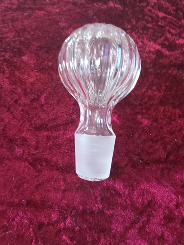 Vintage crystal glass decanter - vintage,