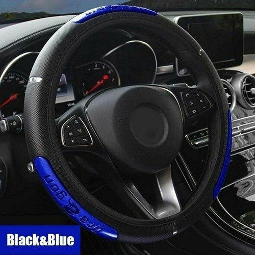 Leather car steering wheel - car,