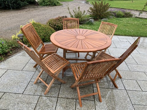 Teak outdoor garden - 6, seater