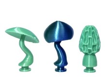 Mixed Mushroom Croc Charms - 2