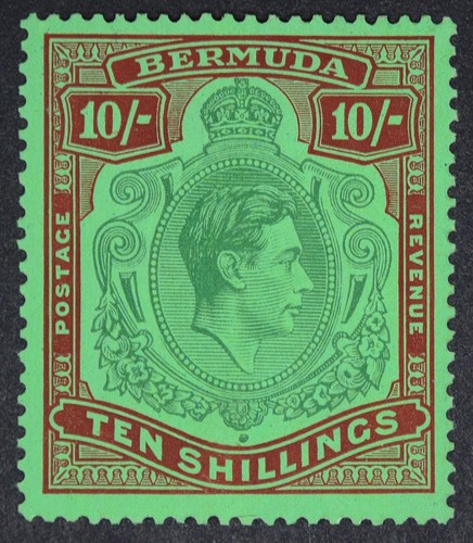 Bermuda sg119 1938 kgvi - kgvi, 10/-
