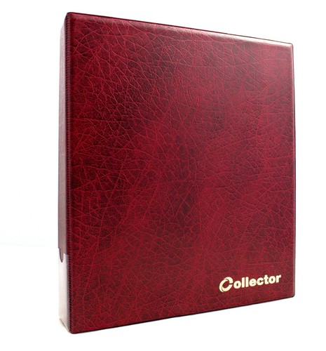 Red coin album folder - red, big