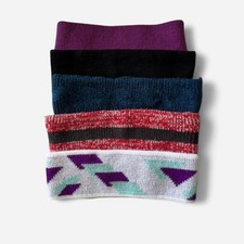 Vintage bundle x 5 ski headbands retro 80s Snowboard  knit 