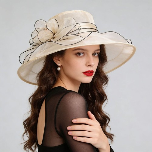 Elegant women organza flower - elegant,