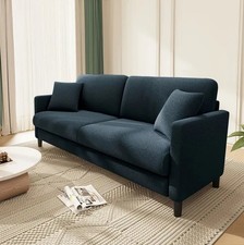 3-Seater Teddy Velvet Sofa