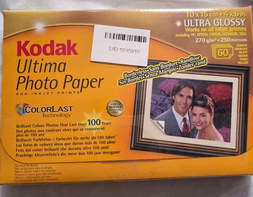Kodak ultima photo paper - photo, ultra