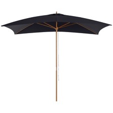 Outsunny Wooden Garden Parasol