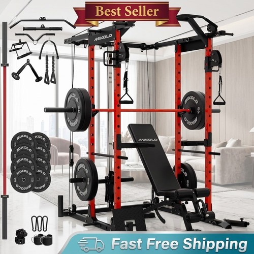 Power rack squat cage with - squat,