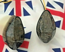 ✨ FLUSH SMOKED LED FRONT INDICATORS HONDA CBR600RR F4i 2003 2004 2006 2007 2008✨