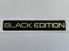 BLACK EDITION CAR BOOT BADGE