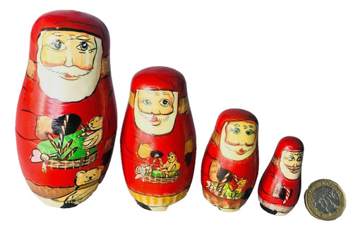 Russian dolls wood xmas - russian,