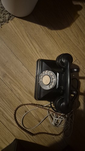 Old phone vintage black - vintage,