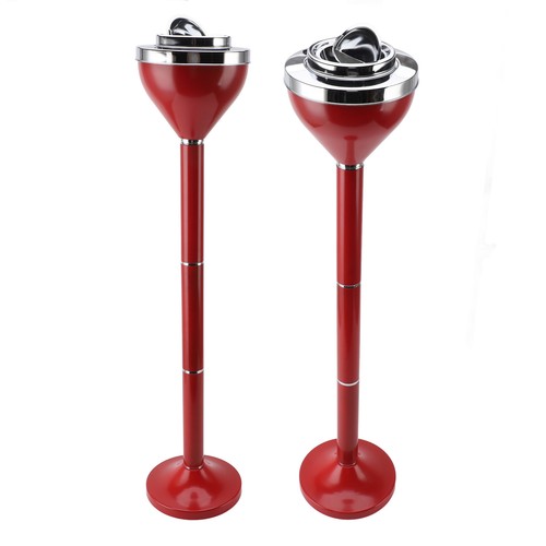 Red floor standing - red, ashtray