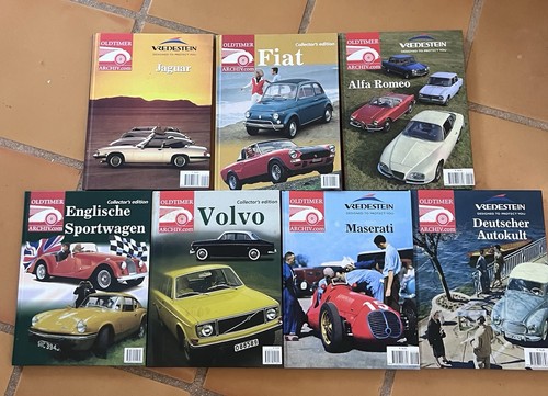 Classic car books oldtimer - 7x,