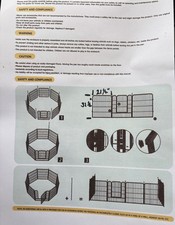 8 Panel Dog Pen Pet Puppy Playpen Metal Exercise Play Fence for Indoor Outdoor