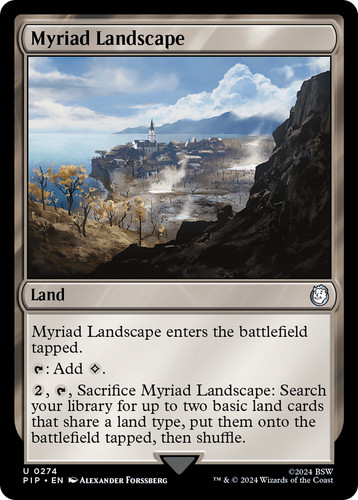 Mtg myriad landscape fallout - mtg,