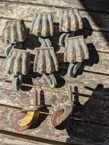 Salvaged claw feet with - ,