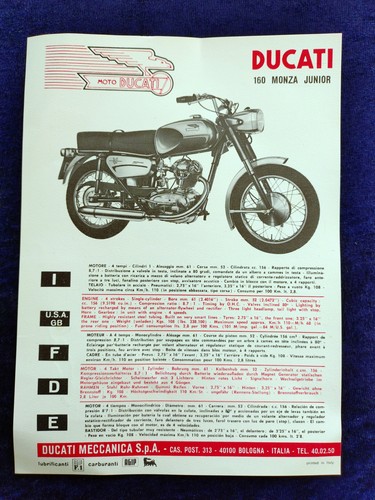 Ducati 160 monza - 160,