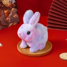 Plush Rabbit Toy With Jumping Sound And Motion Sensor For Kids Interactive Play