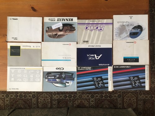 Car manuals handbooks - car,