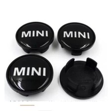 4pcs 54MM MINI LOGO R Series COOPER S WHEEL CENTER HUB CAPS BADGE EMBLEM BLACK