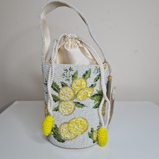 Mirasol beaded lemon bucket - beaded,