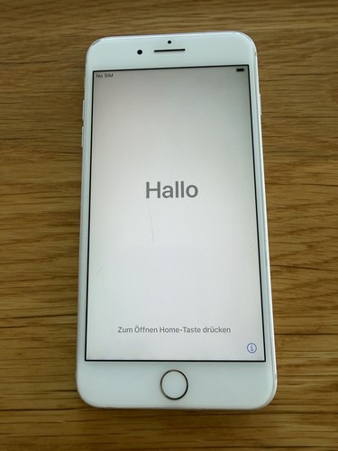 Apple iphone plus silver 64 - iphone,