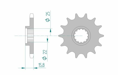 7706 standard steel - 7706-standard, pinion