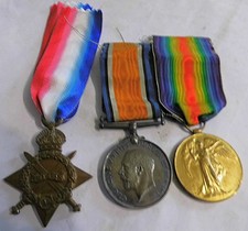 WW1 14-15 STAR TRIO GNR WOOD