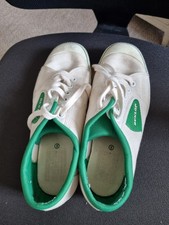 Vintage Dunlop Flash Green Trainers Size 8 Style 1555D