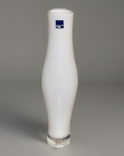 Leonardo white glass - leonardo, vase
