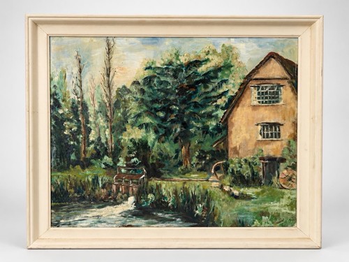 Glasgow signed oil painting - signed,