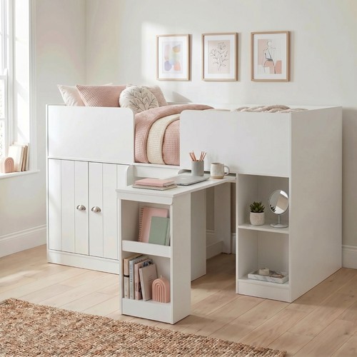 Bunk bed frame with - bunk,