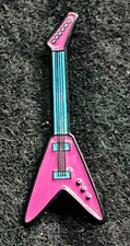 PINK ELECTRIC GUITAR FLYING V