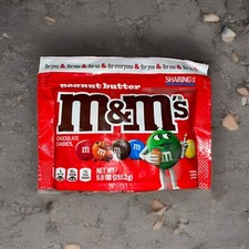 255.2g Bag Peanut Butter Flavour M&Ms MNMs m and ms American Chocolate Candy