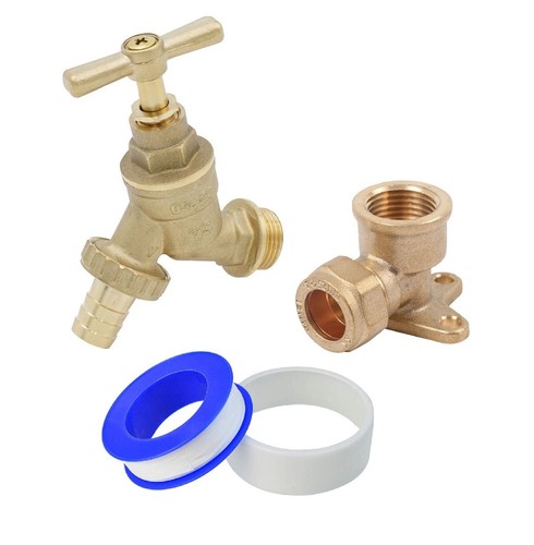 Garden tap outside - outside, kit